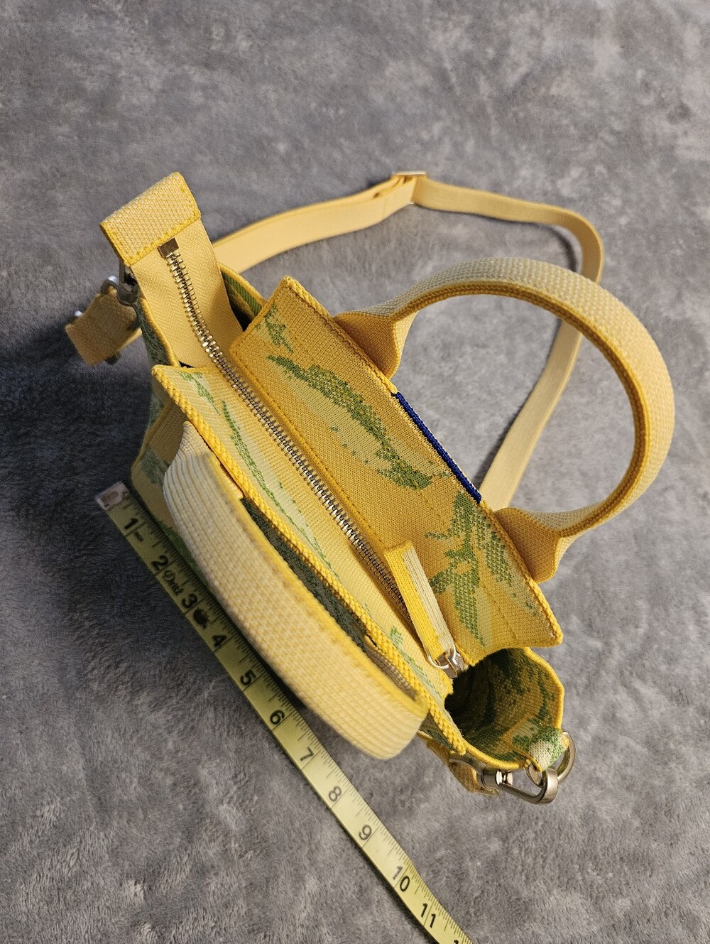 Rothy's The Mini Handbag Floral Limoncello Crossbody - Picture 3 of 6